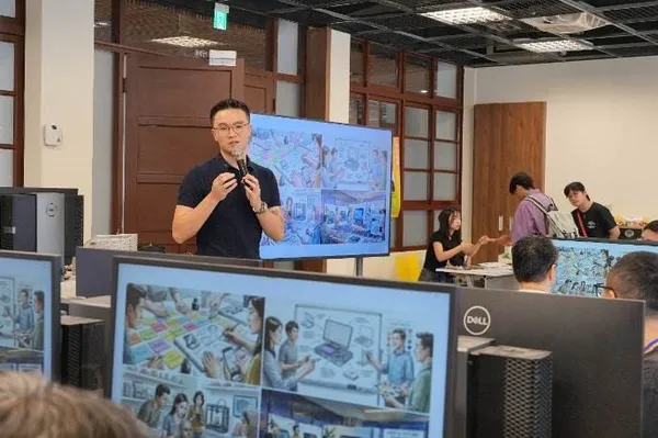 逢甲大學工作坊 講師講解 AI 工作流